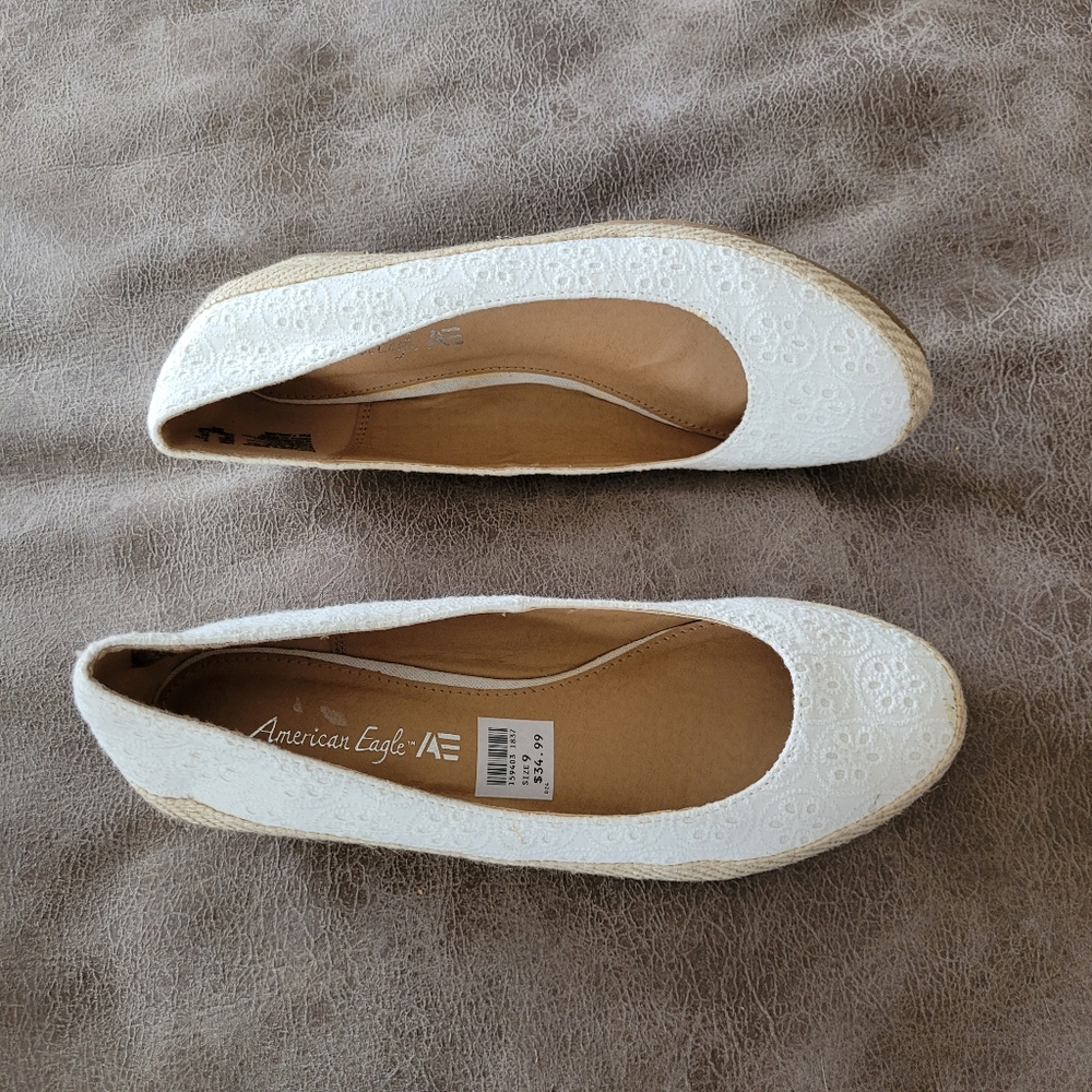 American Eagle Espadrille Wedge Sandals
